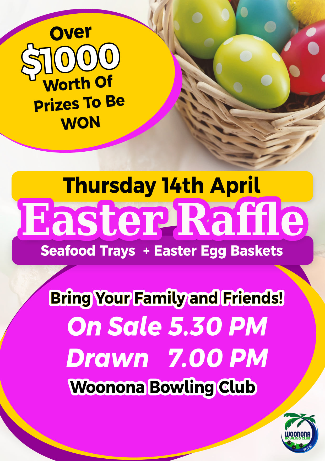 The Easter Seafood and Easter Egg Basket Raffle